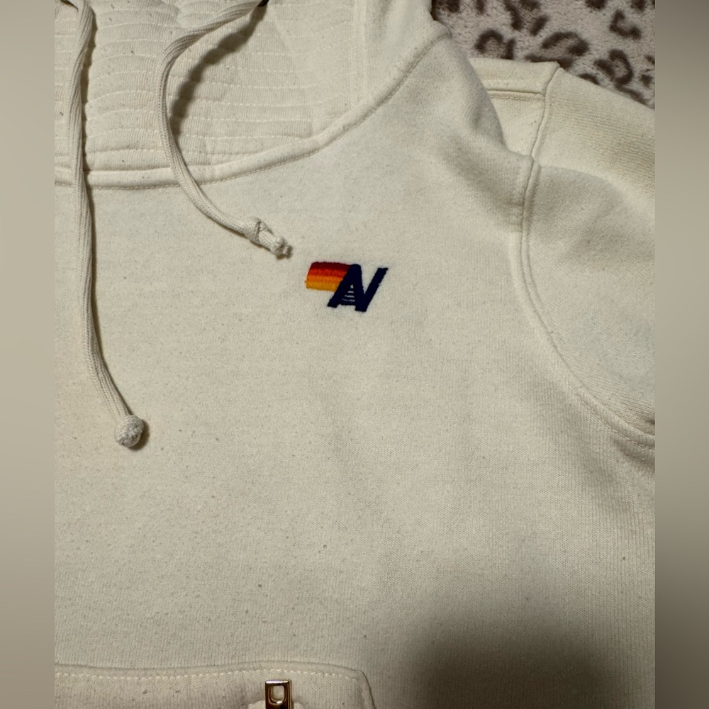 Aviator Nation Ninja hoodie XS vintage white - Picture 4 of 6